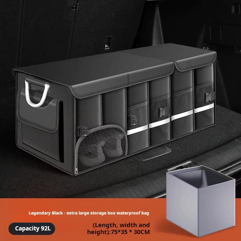 Organizador de Maletero de Cuero Ajustable