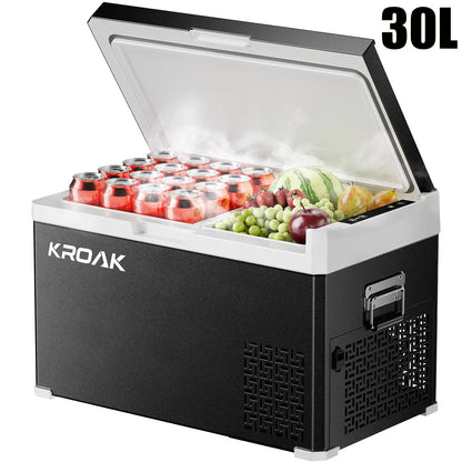 Refrigerador Portátil 30L/40L – Doble Zona, Enfriamiento Rápido y Multiuso