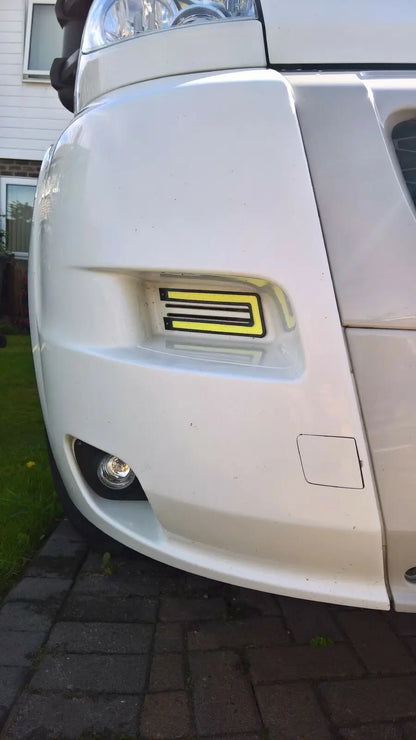 Luces Diurnas LED para Peugeot Boxer / Citroën Relay / Fiat Ducato 2006-2014 – 2400LM, 12V, 6W, Blanco 6000K, COB Chip, Fácil Instalación