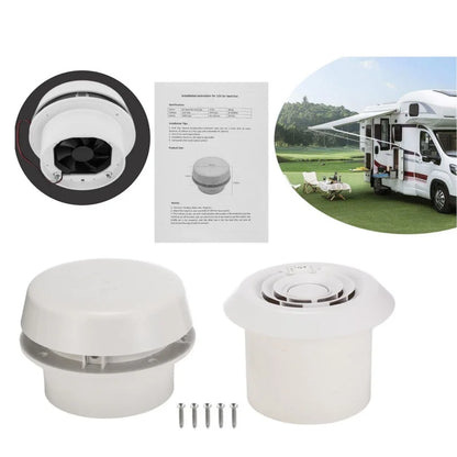 ventilador de Techo Eléctrico 12V para Caravana, Autocaravana y Barco – Comet Mushroom, 60m³/h