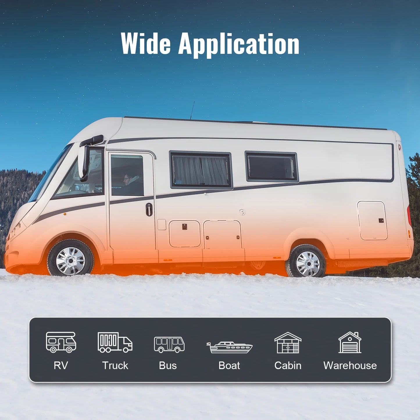 Calefactor Diésel Portátil 8KW  – Calor Rápido y Seguro