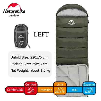 Naturehike Envelope Sleeping Bag | Cotton | Moderate Cold