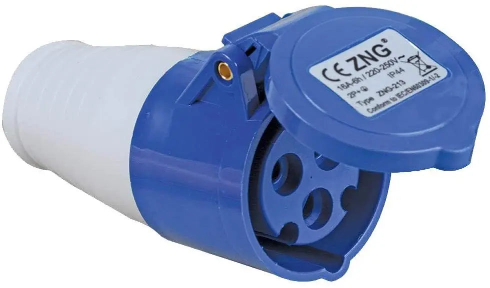 Conectores de Enchufe para Alimentación de Red – Adaptador Macho o Hembra para Autocaravana / Caravana / Camper