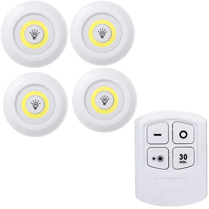 Lumière LED COB sans fil avec télécommande - Intensité variable · Minuteur · Sans câble