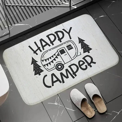 Tapis antidérapant en flanelle - Doux, lavable et décoratif pour camping-car (3 tailles)