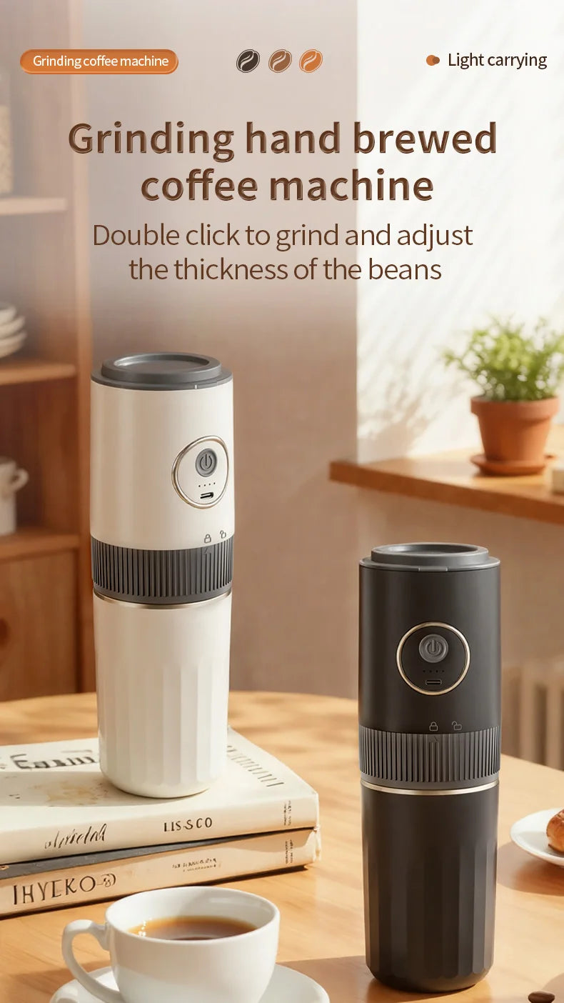 Portable Drip Coffee Maker - Low Power Consumption + Compact for Camping and RV (<5 Cups)