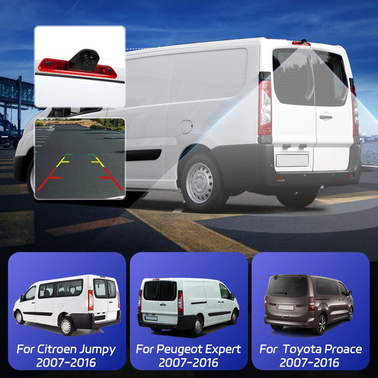 Citroën Jumpy / Peugeot Expert / Toyota Proace 2007-2016 - Cámara Marcha Atrás con Luz de Freno