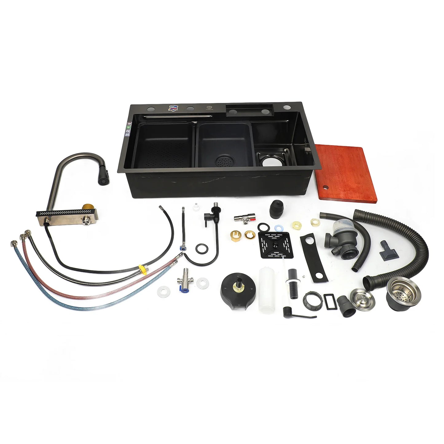 Évier de cuisine encastré en acier inoxydable 