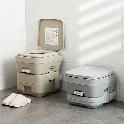 Portable Toilet for Camper and RV 10L / 20L | Portable Toilet with Manual Flush for Camping and Motorhome