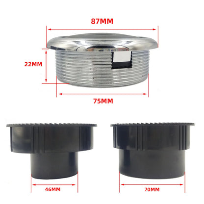 Salida de Aire Acondicionado Giratoria para Camper