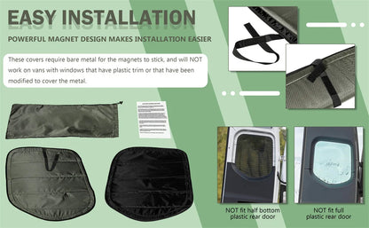 Aislantes Térmicos para Puertas Traseras  (Pack 2)