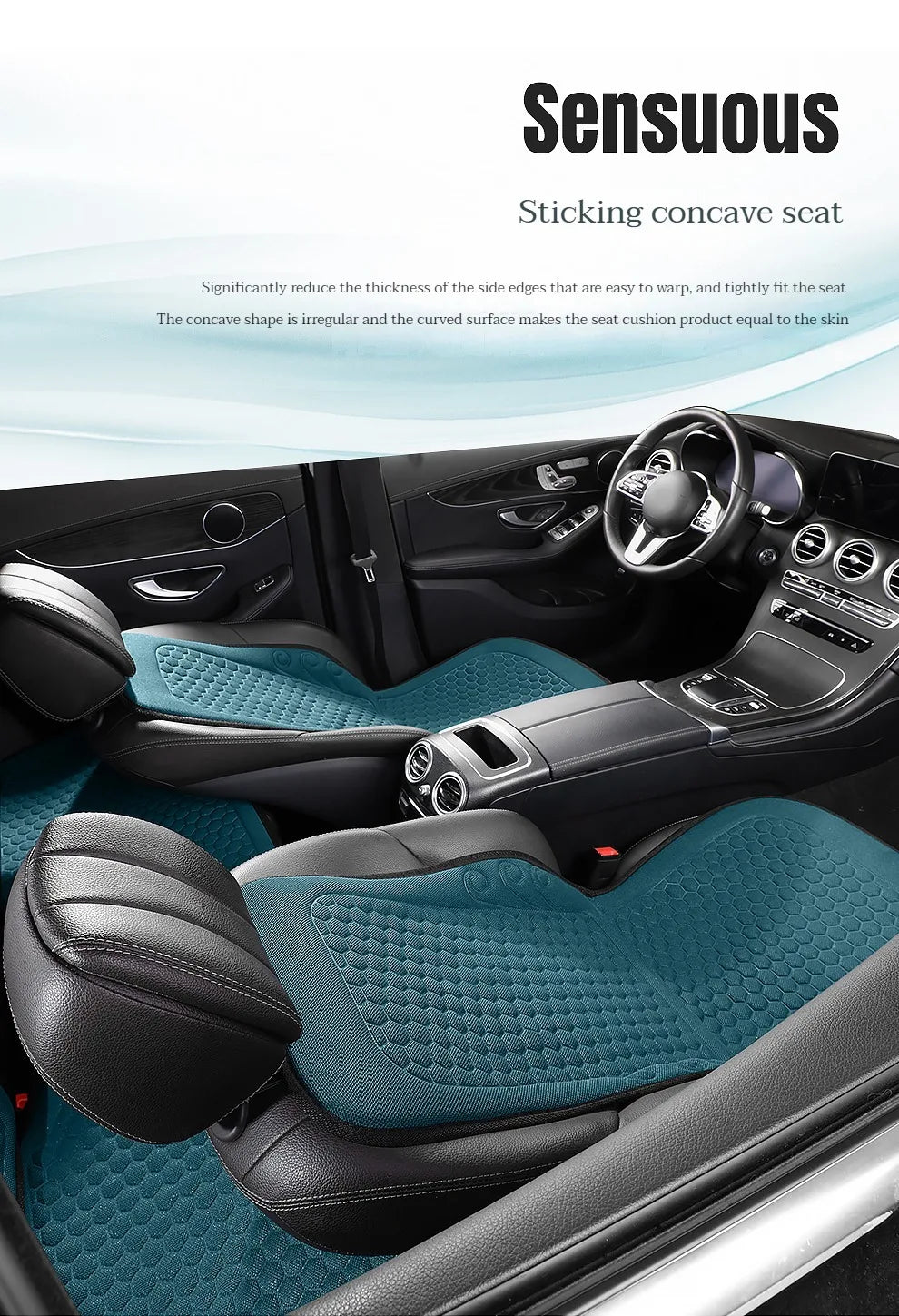 Cojín Ergonómico Premium para Asiento Delantero – Confort y Protección en Cada Viaj