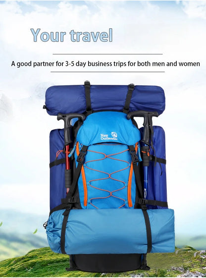 Expandable Waterproof Backpack - Durable Nylon · Ergonomic Straps · Unisex · Multipurpose