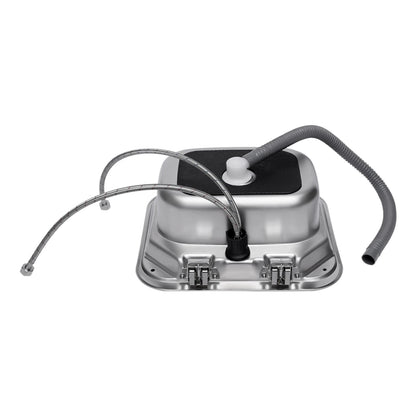 Évier pour camping-car et bateau – Acier inoxydable 