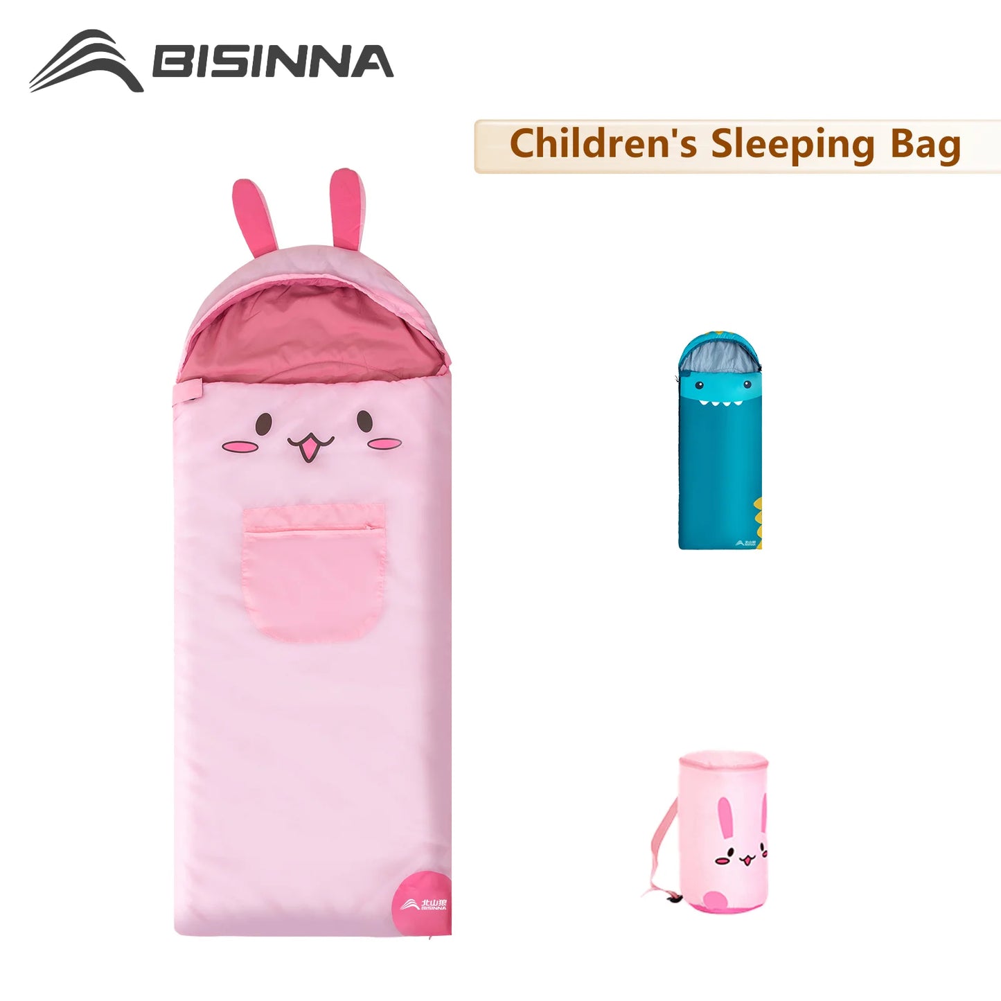 Sac de couchage enfant à motifs animaux | Été | Léger et confortable