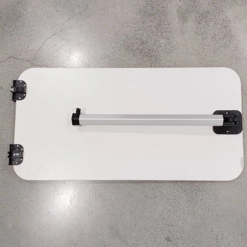 Mesa Plegable para RV con Pata Ajustable | Mesa Exterior y Interior de Aluminio Reforzado, Desmontable y Regulable