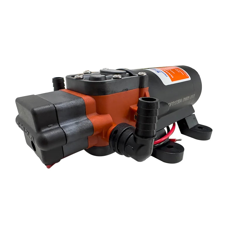 Bomba de Agua 12V / 24V de Diafragma Autocebante – 35 PSI para Camper, RV y Uso Marino