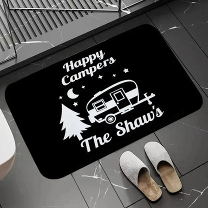 Tapis antidérapant en flanelle - Doux, lavable et décoratif pour camping-car (3 tailles)