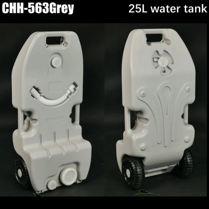 Depósito de Agua Portátil para Camper y Autocaravana con Ruedas – 25L / 40L