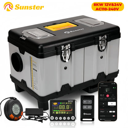 Calefactor Diesel Portátil 8kW Sunster