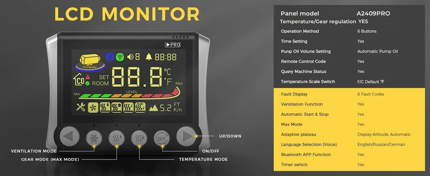 Calefactor Diesel Portátil 8kW Sunster