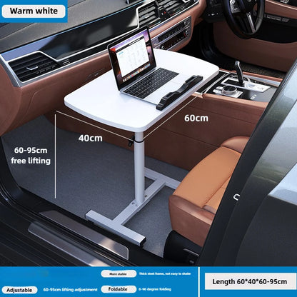 Mesa Plegable Ajustable para Camper y Autocaravana | Mesa Elevable Interior para Furgoneta y Coche
