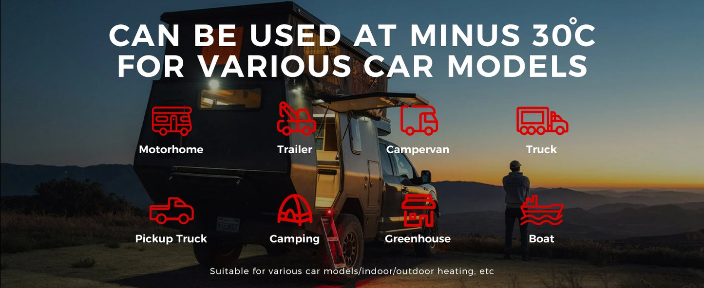 Calefactor Diesel Portátil 8kW Sunster