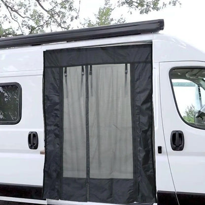 Cortina Mosquitera para Puerta de Autocaravana trasera o de lado