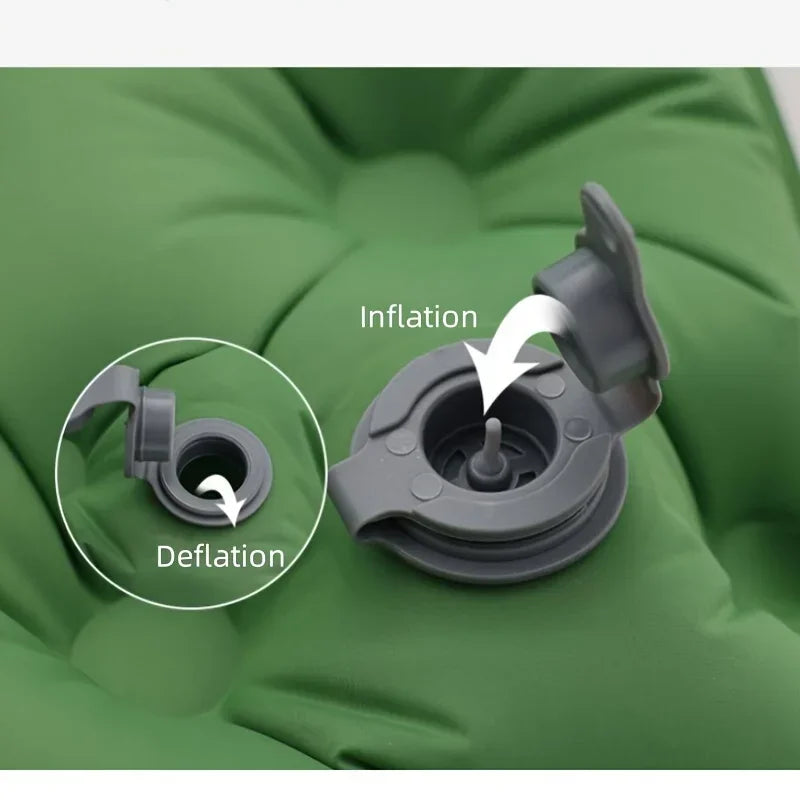 Colchón Inflable Autoinflable para Camping con Bomba Integrada | Ultraligero y Compacto