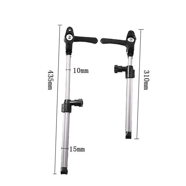 Pair of Telescopic Brackets for RV Windows – Aluminum for Camper and Motorhome 