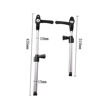 Pair of Telescopic Brackets for RV Windows – Aluminum for Camper and Motorhome 