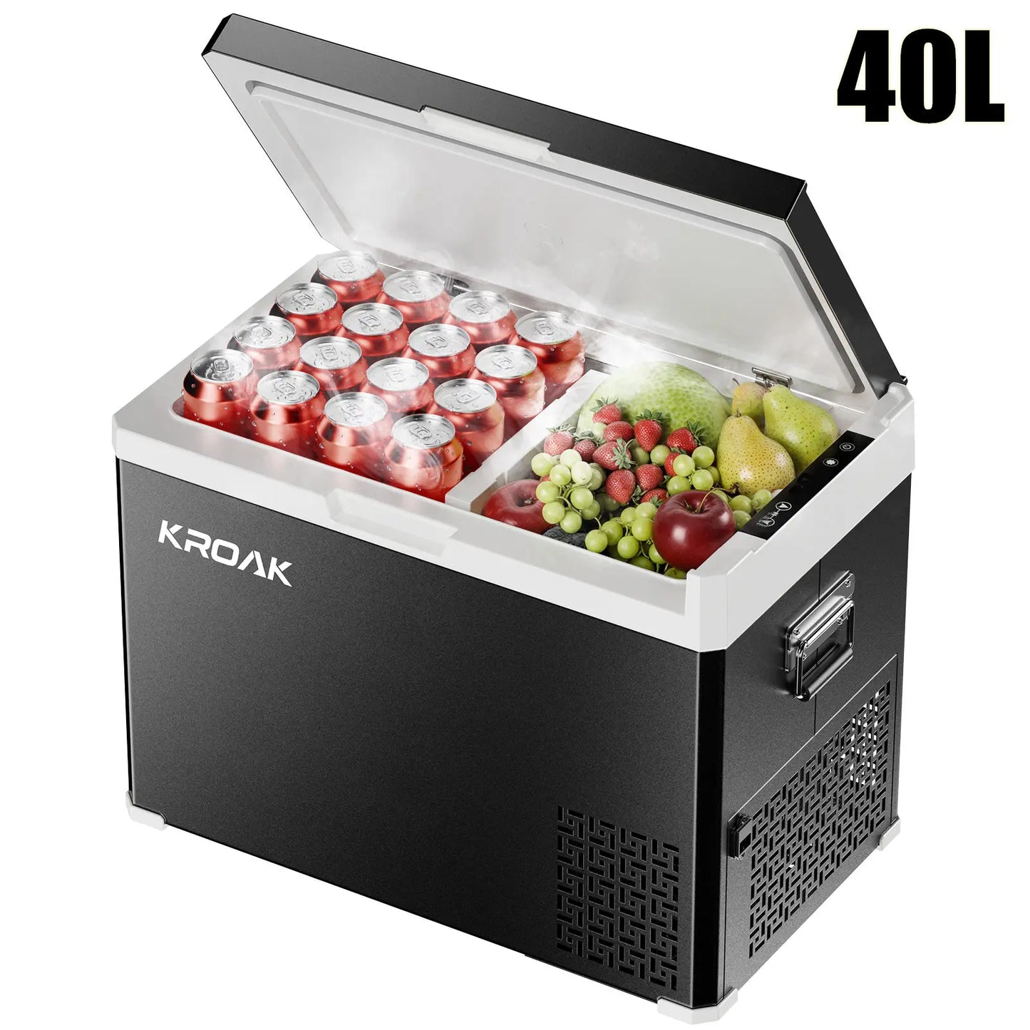 Refrigerador Portátil 30L/40L – Doble Zona, Enfriamiento Rápido y Multiuso