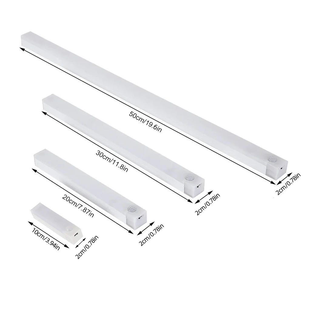 Luz LED con Sensor de Movimiento - Recargable USB-C · Magnética · 3 Colores · Sin Cables