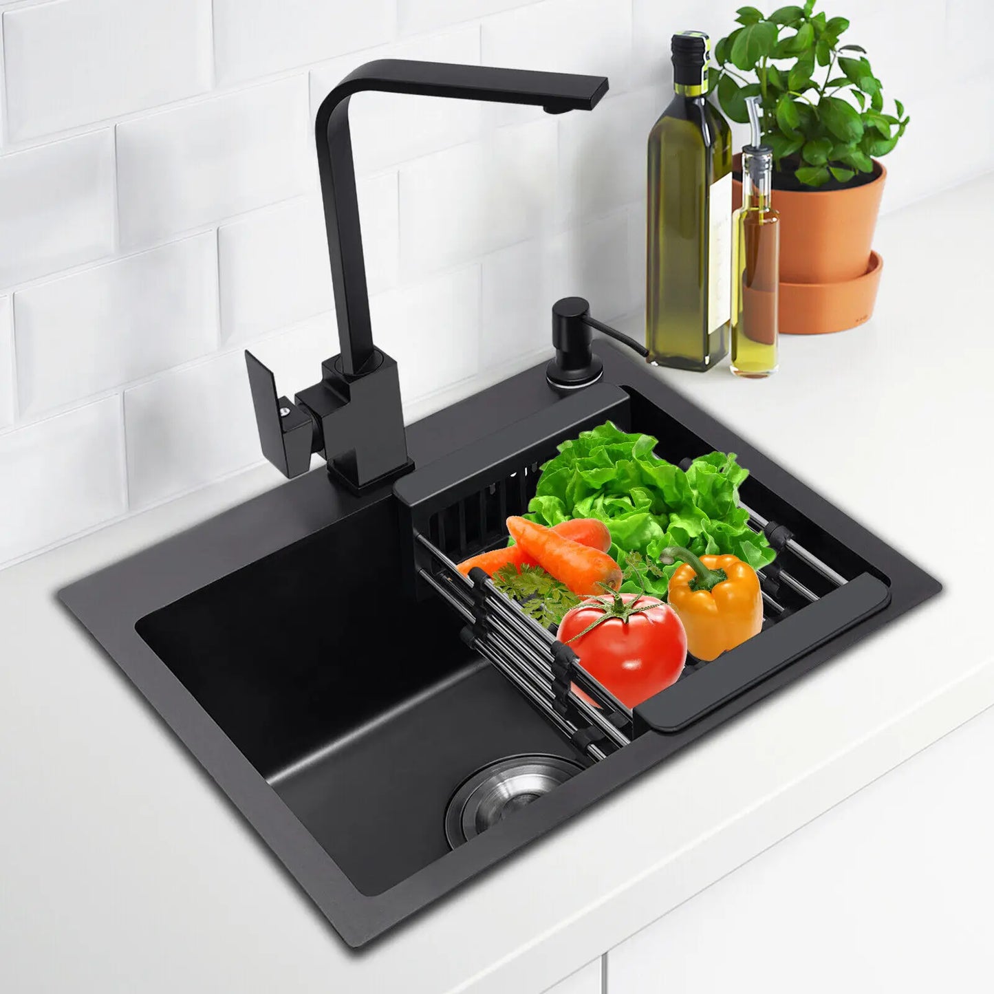 Fregadero Premium para Cocina, Camper y Espacios Reducidos