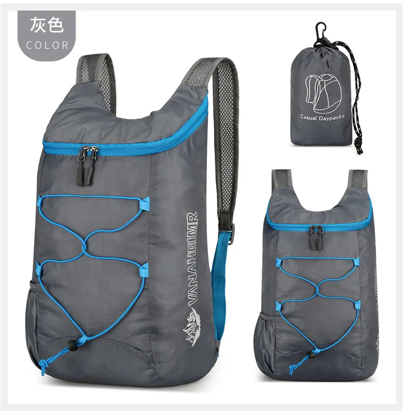 Ultralight Hiking Backpack - Expandable · Air Cushion Straps · Portable · Multipurpose Outdoor