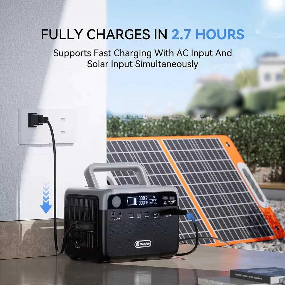 Estación de Energía Portátil 230.4Wh LiFePO4