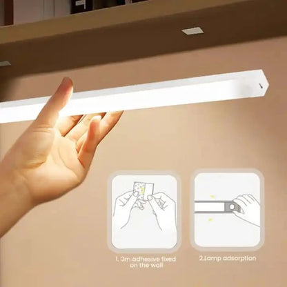 Luz LED con Sensor de Movimiento - Recargable USB-C · Magnética · 3 Colores · Sin Cables