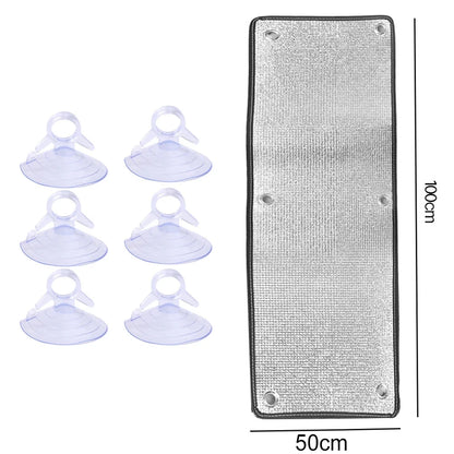 Lámina Aislante de Aluminio Doble Capa para Techo y Ventanas