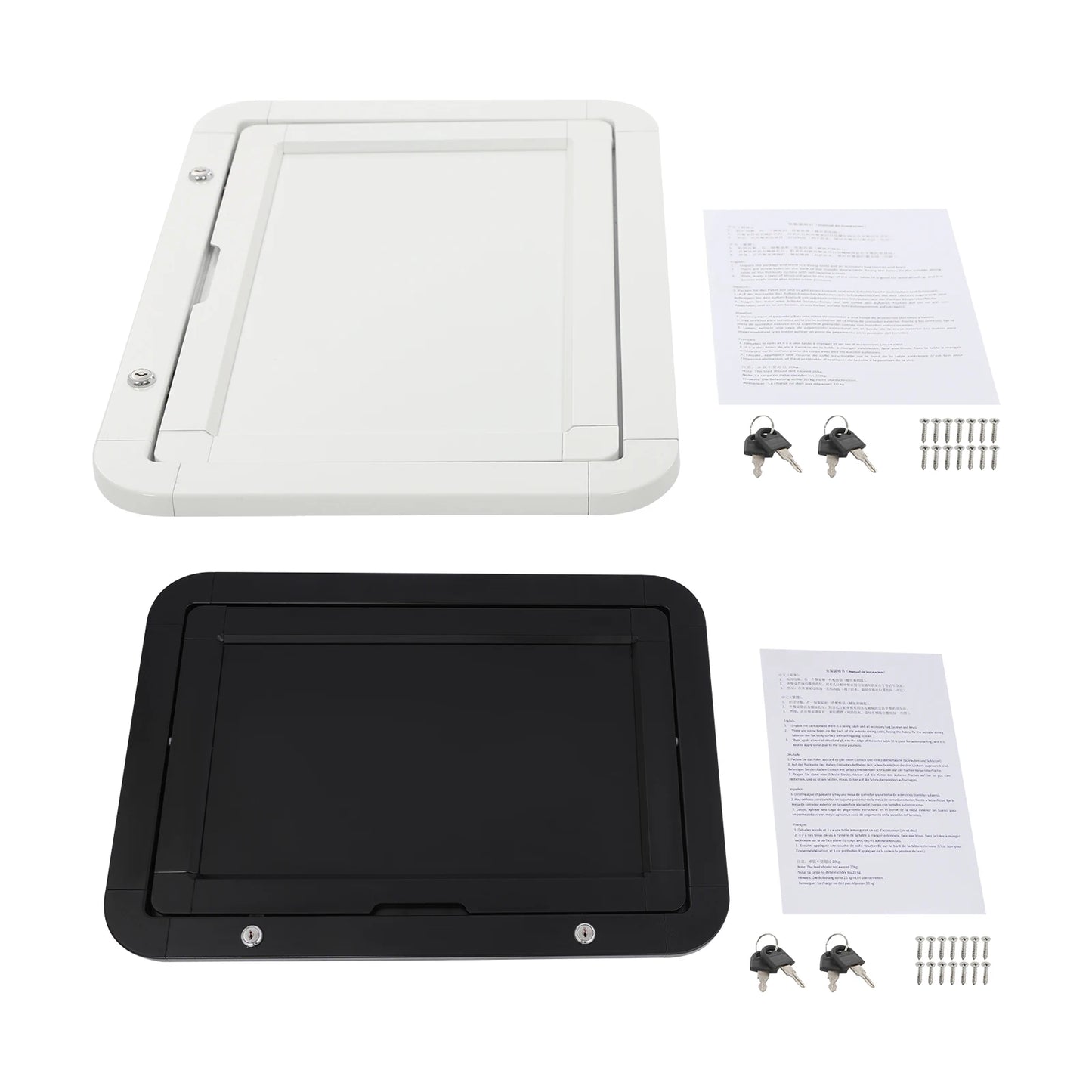 Mesa Plegable Exterior para Camper y Autocaravana | Mesa Picnic Abatible de Aluminio para RV