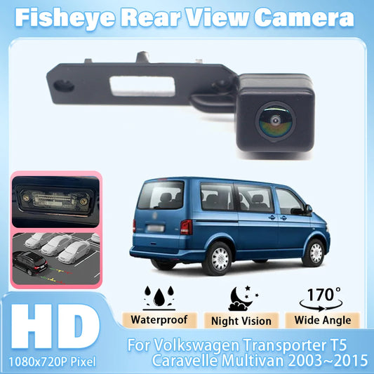 VW T5 / Tiguan - Cámara Marcha Atrás Fisheye HD con Sony Chip