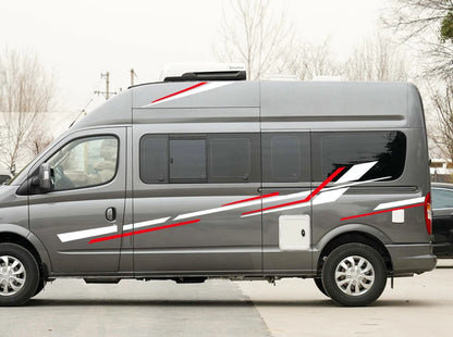 Set de 6 Vinilos Decorativos para Camper y Autocaravana | Adhesivos Laterales RV de Alta Resistencia