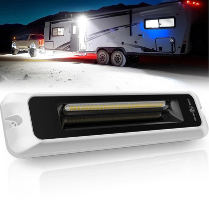 Foco LED Exterior RV - Impermeable IP68 + 1200 Lúmenes para Caravana y Barco