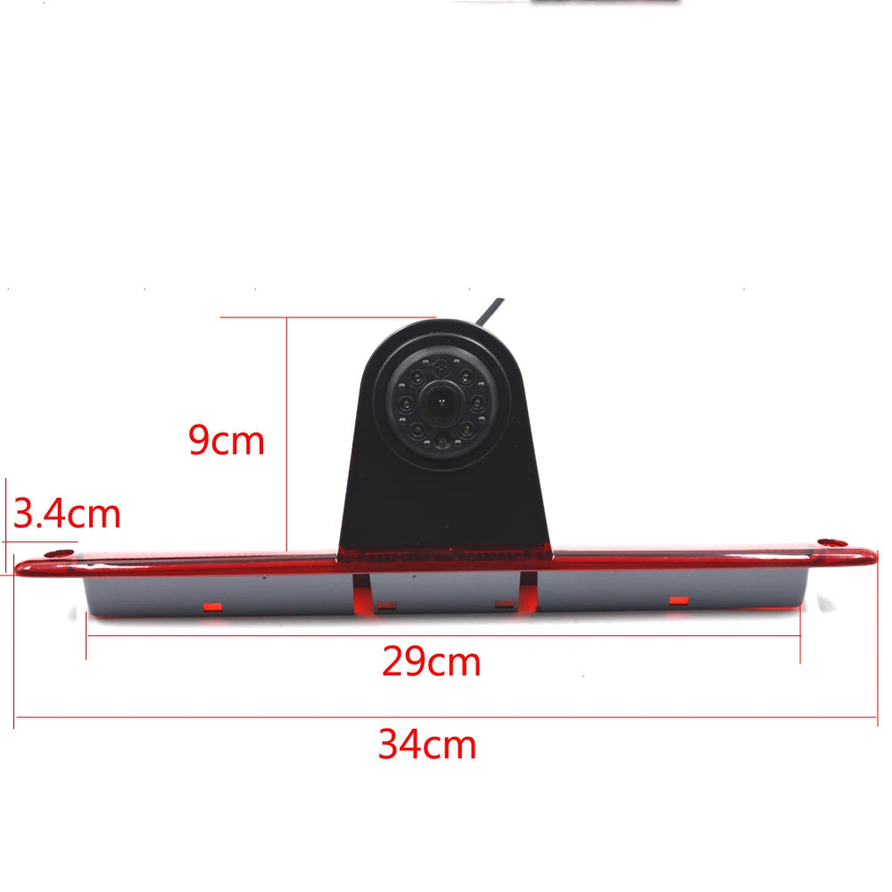 Cámara de Marcha Atrás Integrada en Luz de Freno con Cable – Mercedes Sprinter W906 y VW Crafter