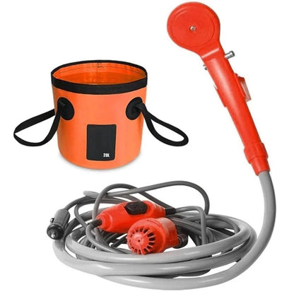 Camping Shower with 20L Tank and 12V Pump