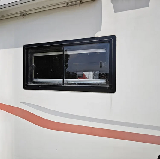1200*500mm Ventana Corredera para RV con Mosquitera y Estor