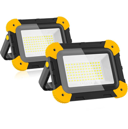 Portable LED Emergency Spotlight 1220LM with White and Red Light