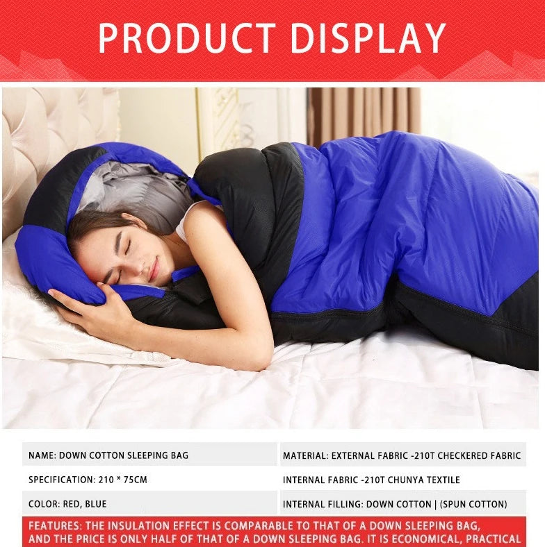 Sac de couchage de camping DAWN TRIP 0–5 °C – Léger et pliable