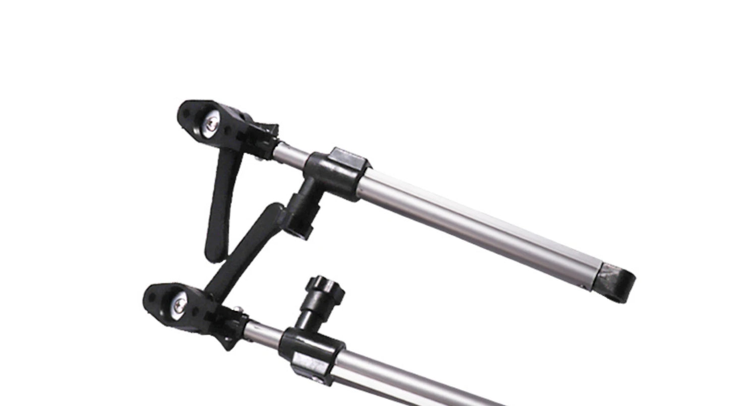 Pair of Telescopic Brackets for RV Windows – Aluminum for Camper and Motorhome 