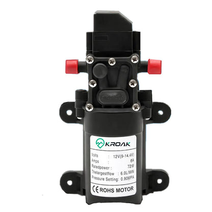 Bomba de Agua 12V de Diafragma con Presostato – 6 L/min para Camper y Autocaravana