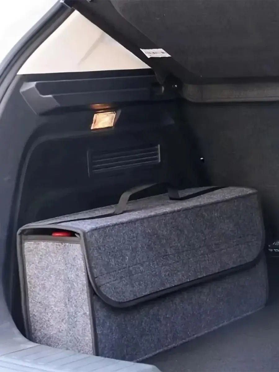 Boîte de rangement en feutre pour voiture et maison